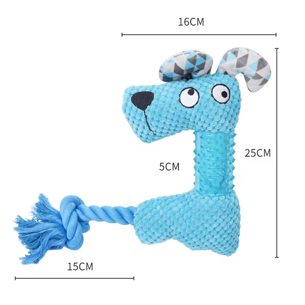 Dog Rope TPR Plush Toy