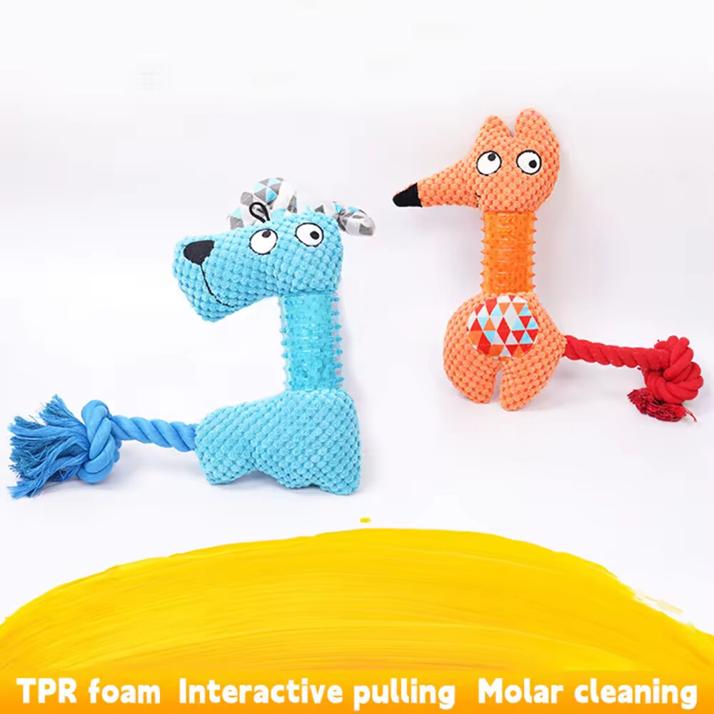 Dog Rope TPR Plush Toy