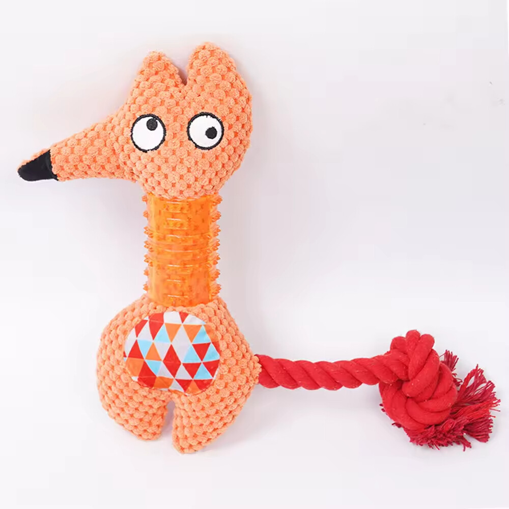 Dog Rope TPR Plush Toy