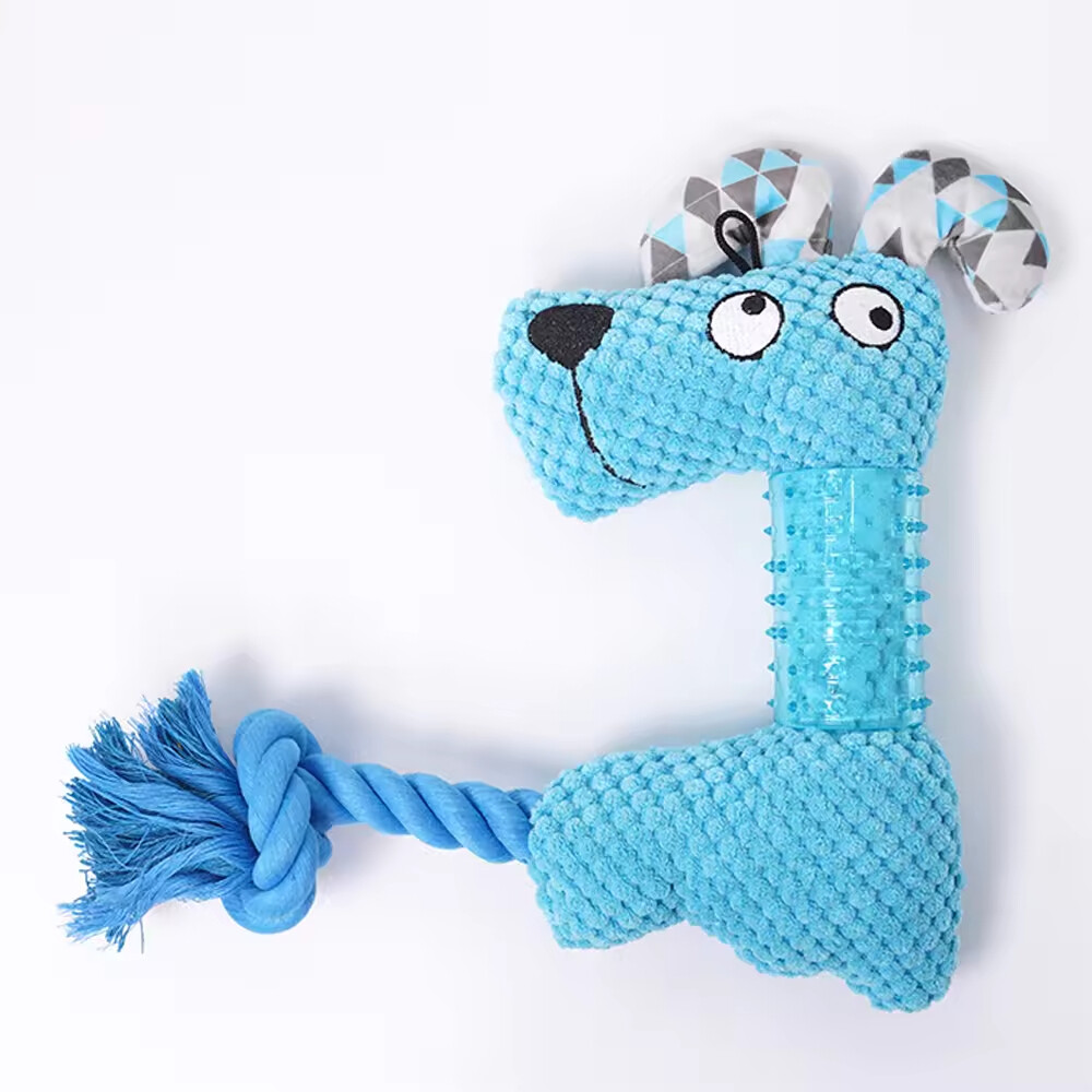 Dog Rope TPR Plush Toy