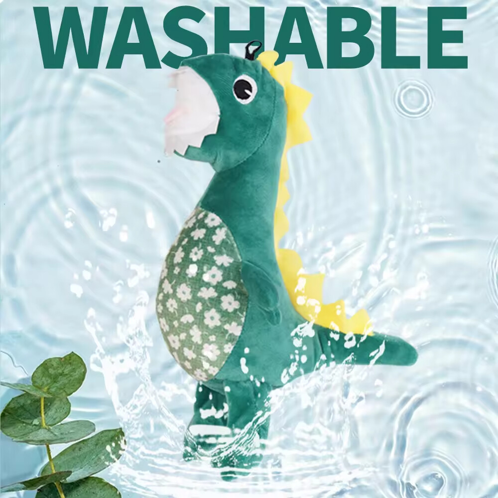 Dinosaur Design Dog Squeaky Plush Toy