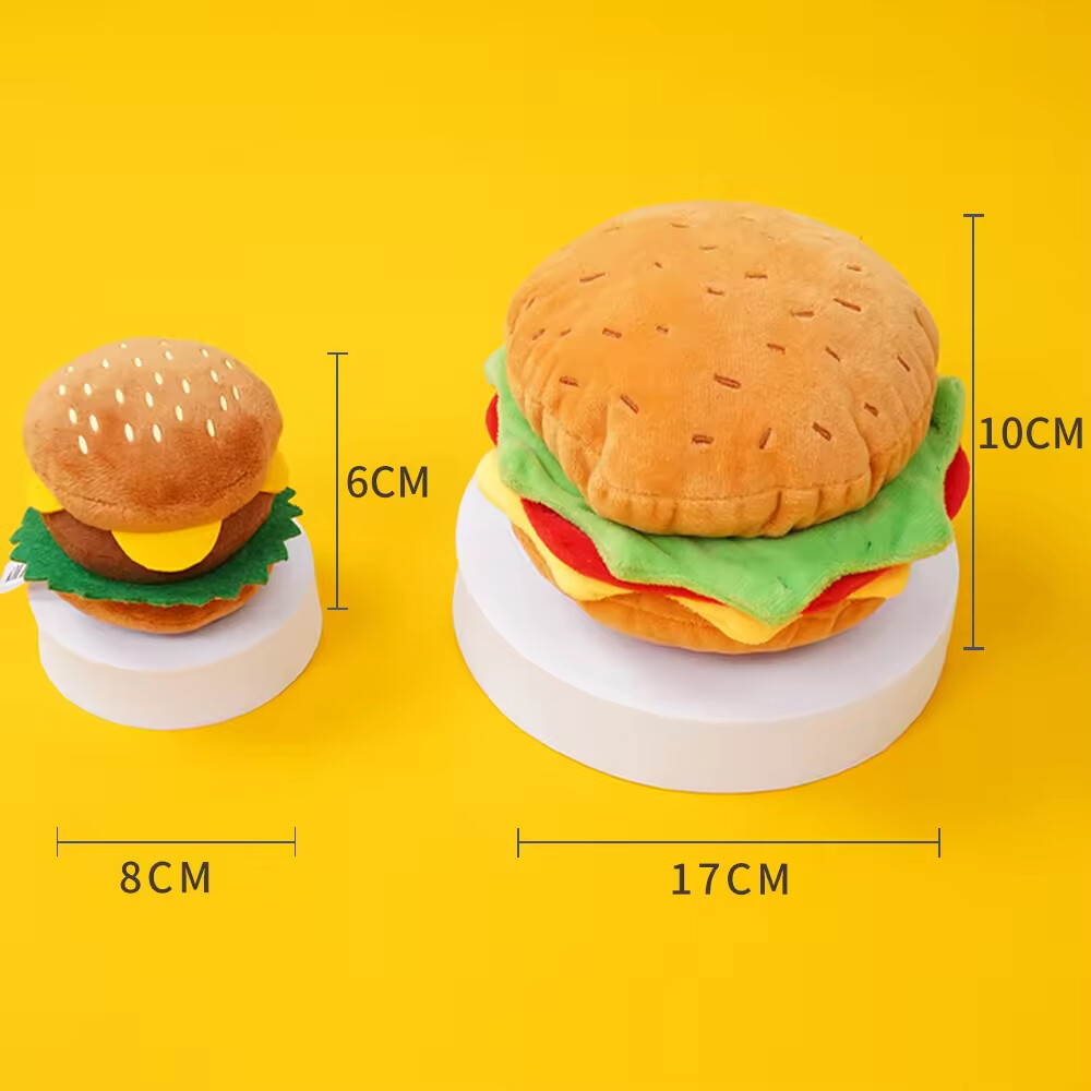 Food Design Dog Plush Toys