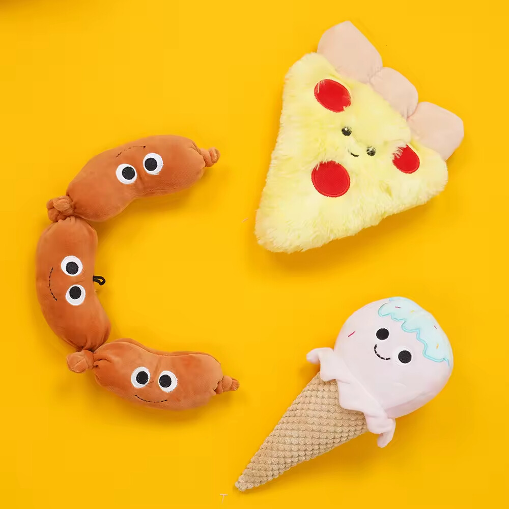 Food Design Dog Plush Toys