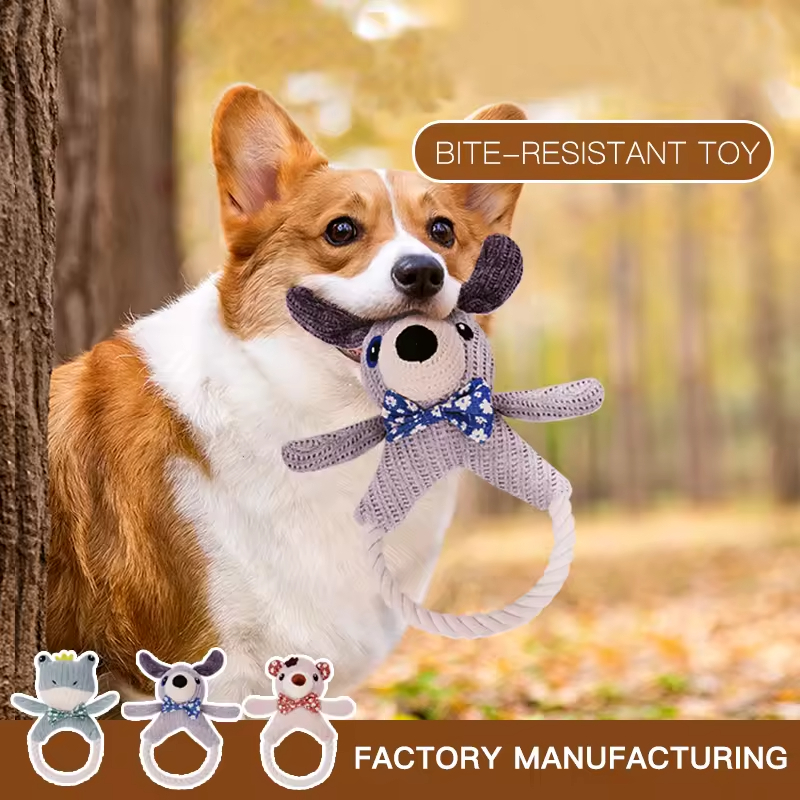 Woven Sherger Bite Resistant Dog Rope Toys