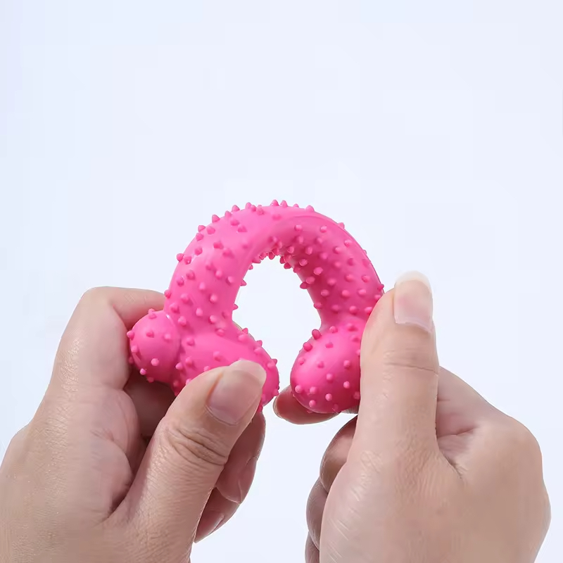 Chew Dog Tpr Bone Toys pink Yellow Blue