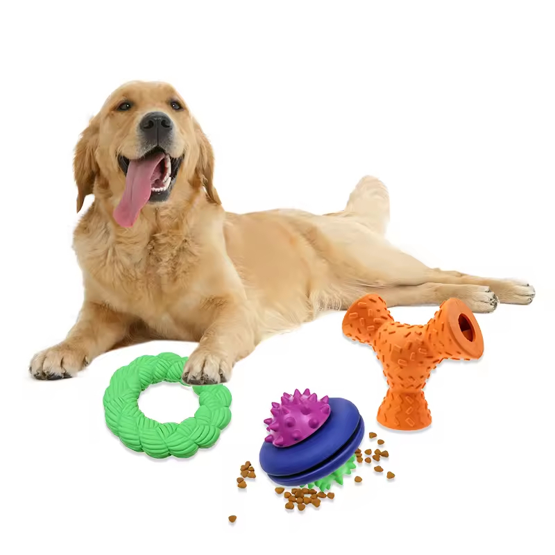 Multi-design Chew Dog Rubber Toys