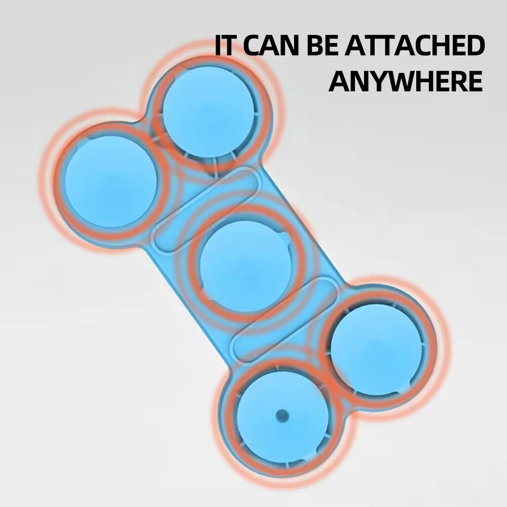 Bone Shape Silicone Slow Feeder Dog Lick Mat