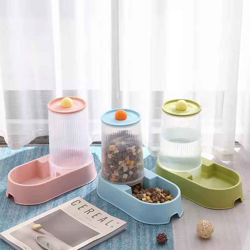 Large Volume Indoor Dog Food Water Dispenser