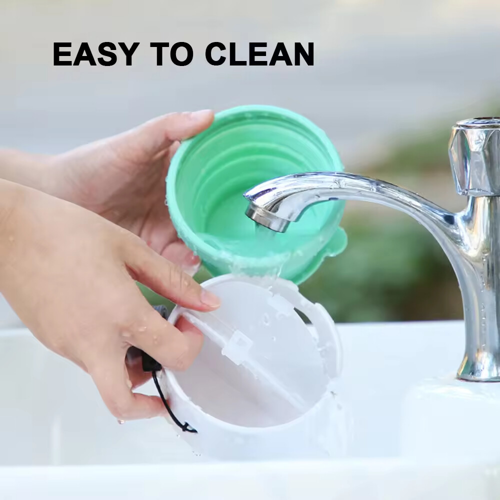 Multi-functional Dog Bowl with Collapsible Lid