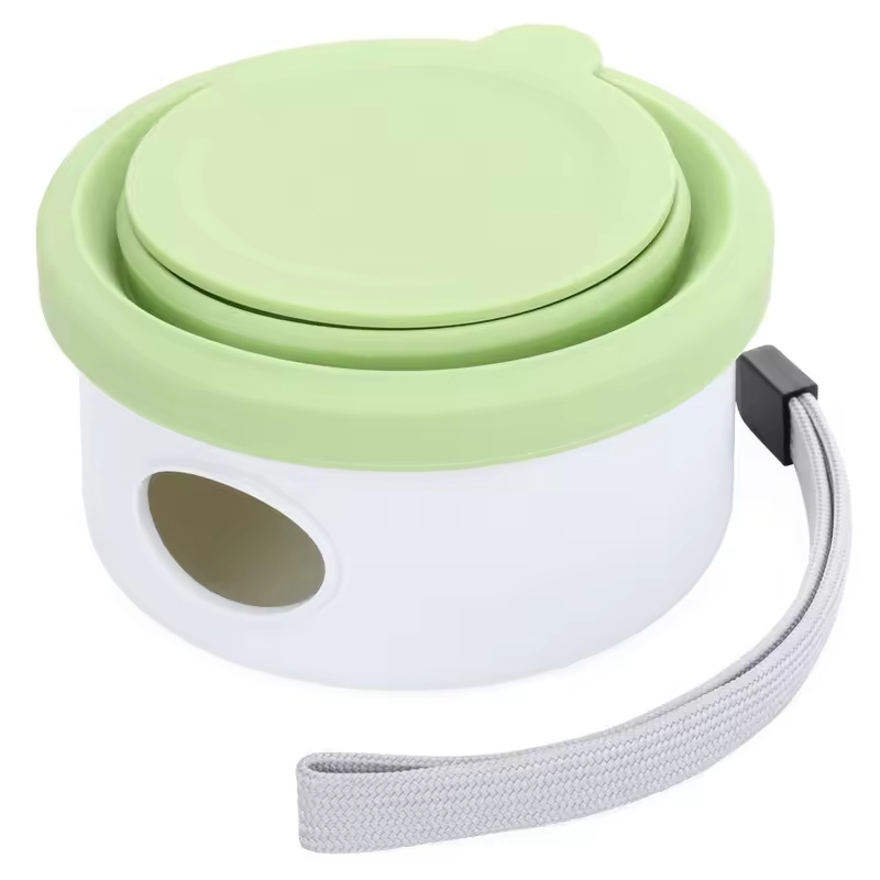 Multi-functional Dog Bowl with Collapsible Lid