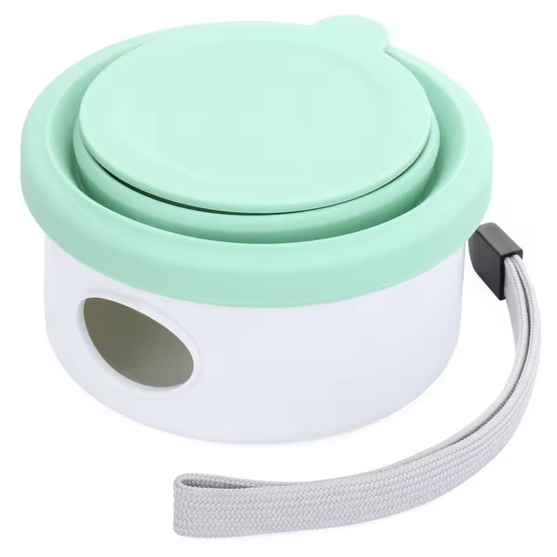 Multi-functional Dog Bowl with Collapsible Lid