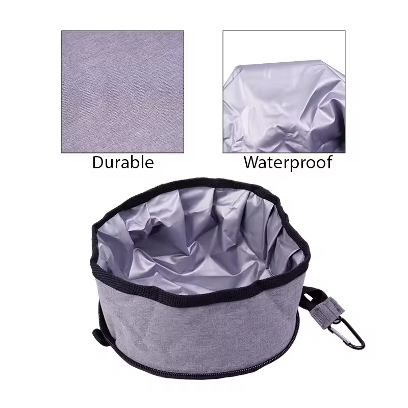 Foldable Carrier Outdoor Dog Travel Bowl