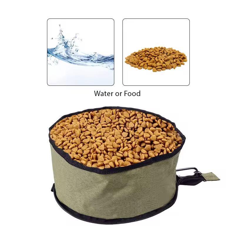 Foldable Carrier Outdoor Dog Travel Bowl