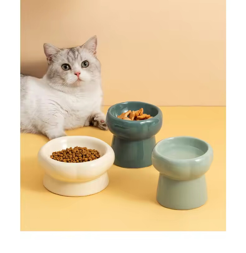 Ceramic Cat Petal Bowl