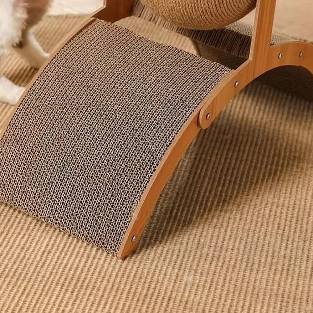 Corrugated Cardboard Sisal Cat Scratcher Ball