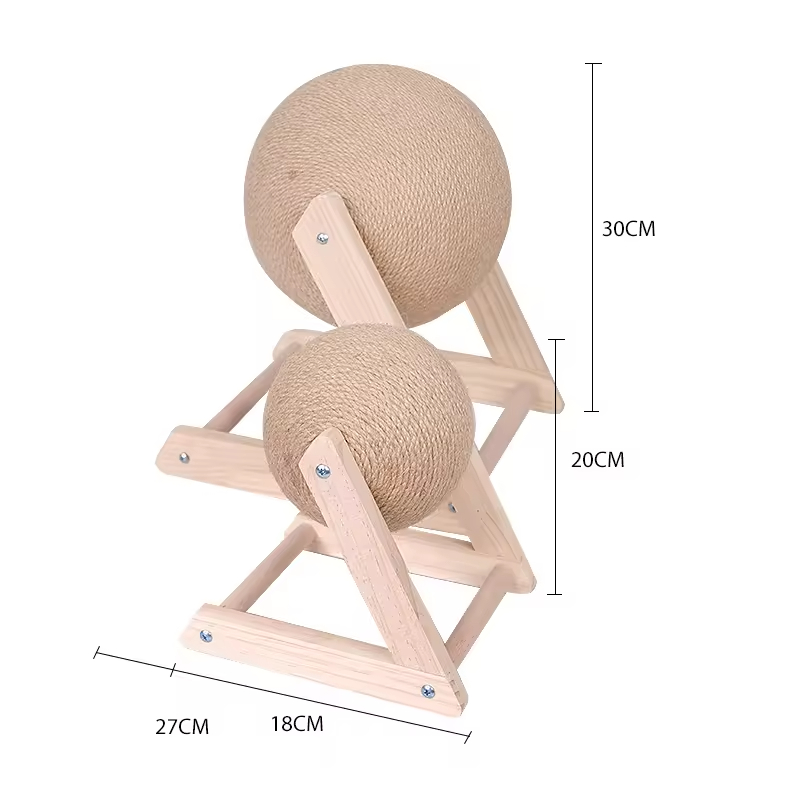 Detachable Cat Scratcher Toys with Sisal Ball