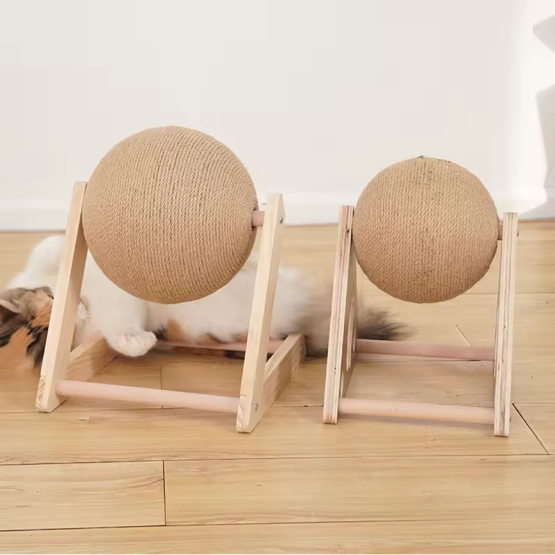 Detachable Cat Scratcher Toys with Sisal Ball