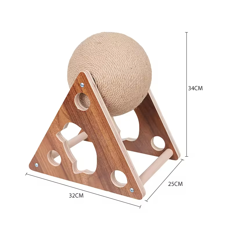 Detachable Cat Scratcher Toys with Sisal Ball