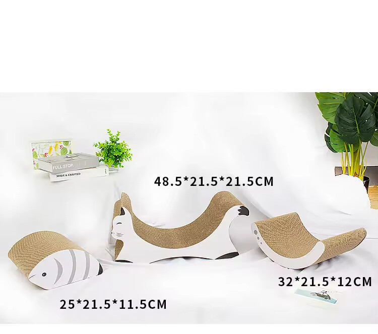 Cute Design Corrugated Cat Scratcher Cardboard
