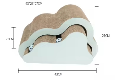 Cute Design Corrugated Cat Scratcher Cardboard
