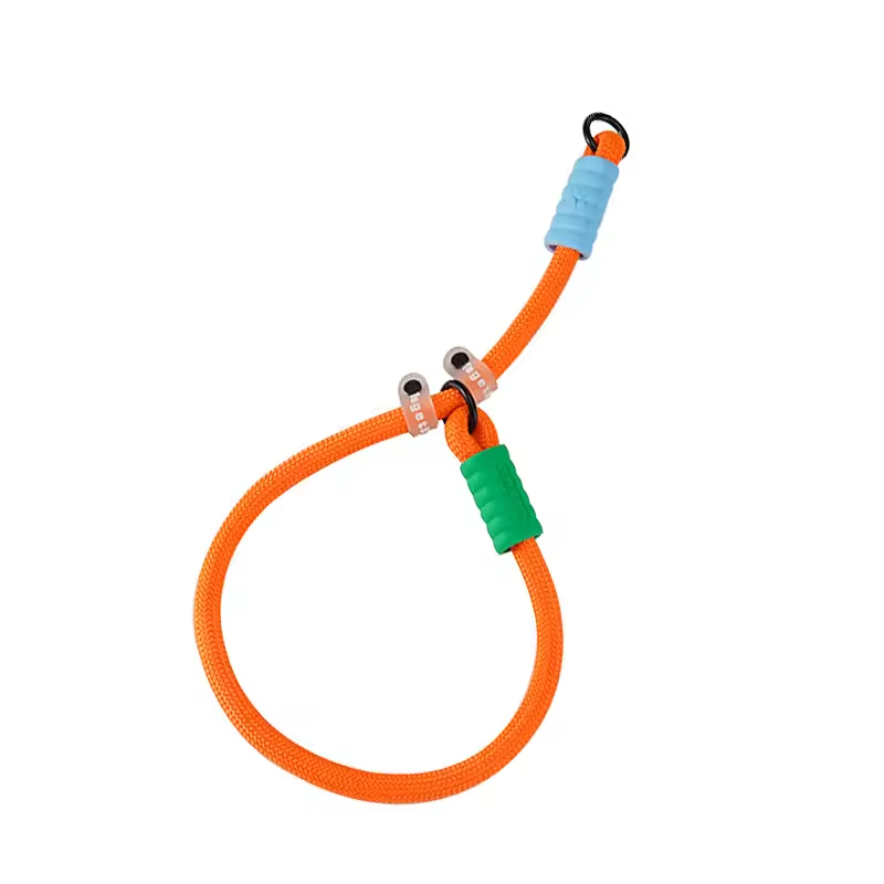 Adjustable Rope Dog Collar and Leash Set