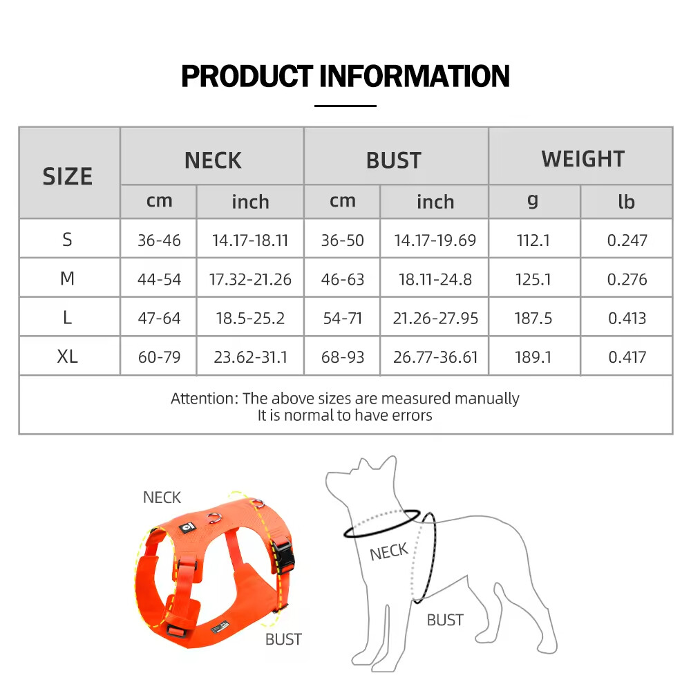 Custom Logo Dog Vest Harness