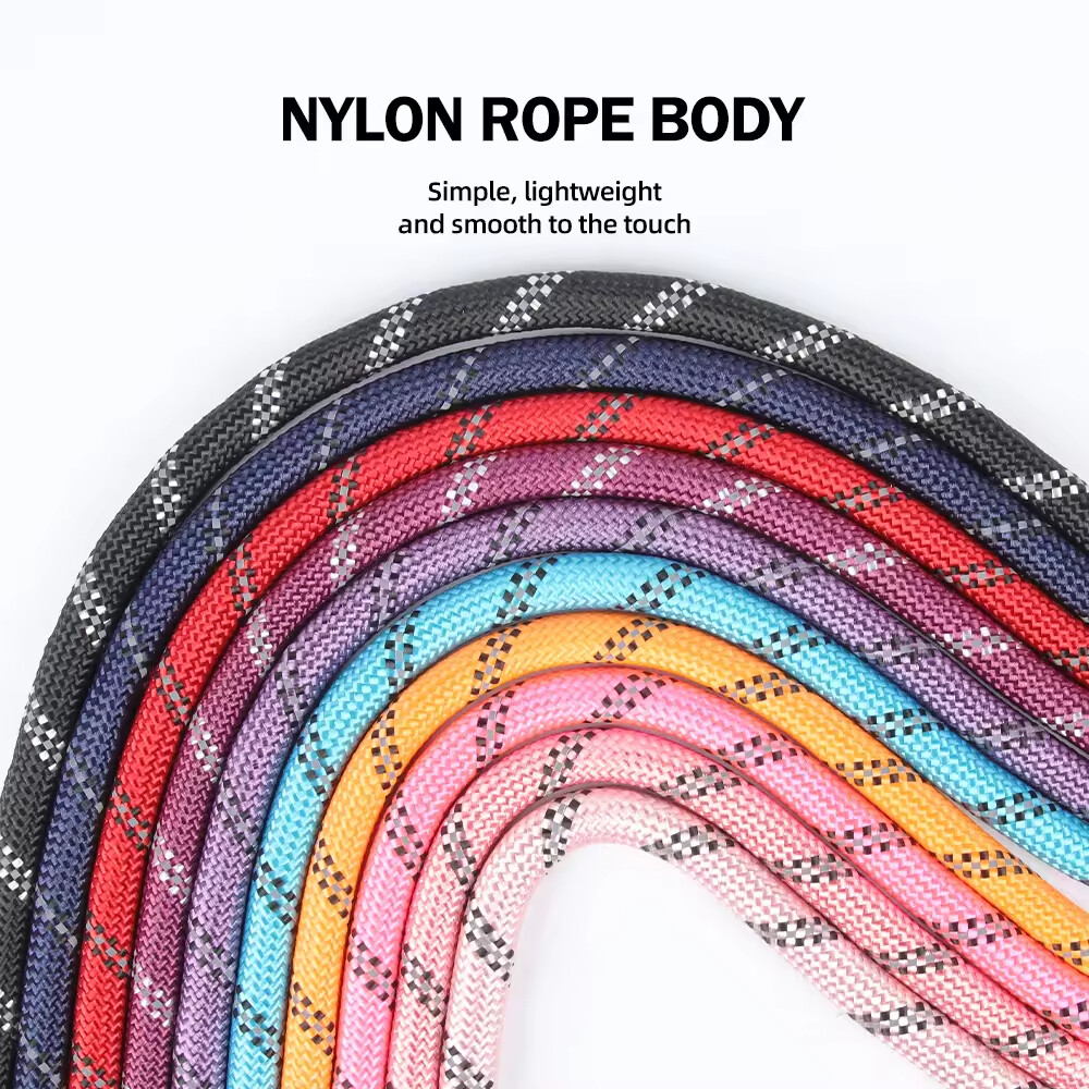 Custom Logo Outdoor Nylon Pet Rope Leash Dog