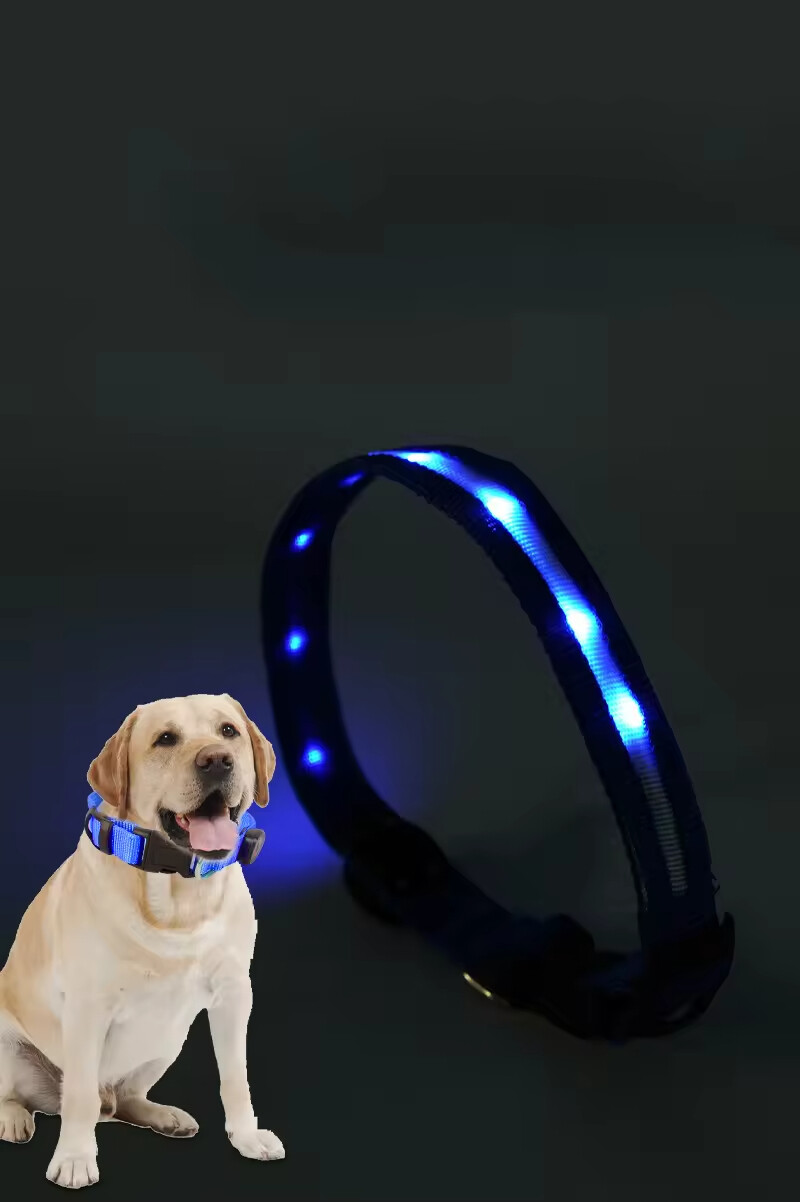 USB Charging Nylon Dog Led Collars