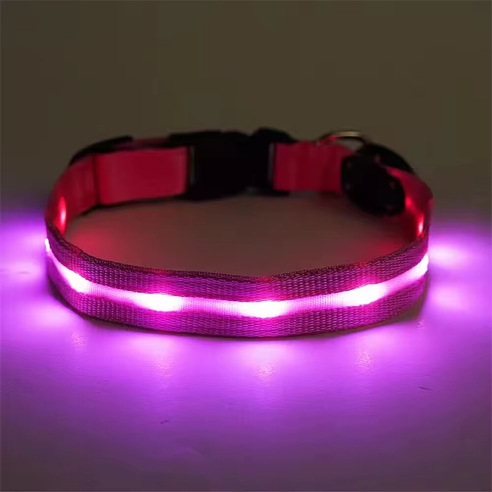 USB Charging Nylon Dog Led Collars