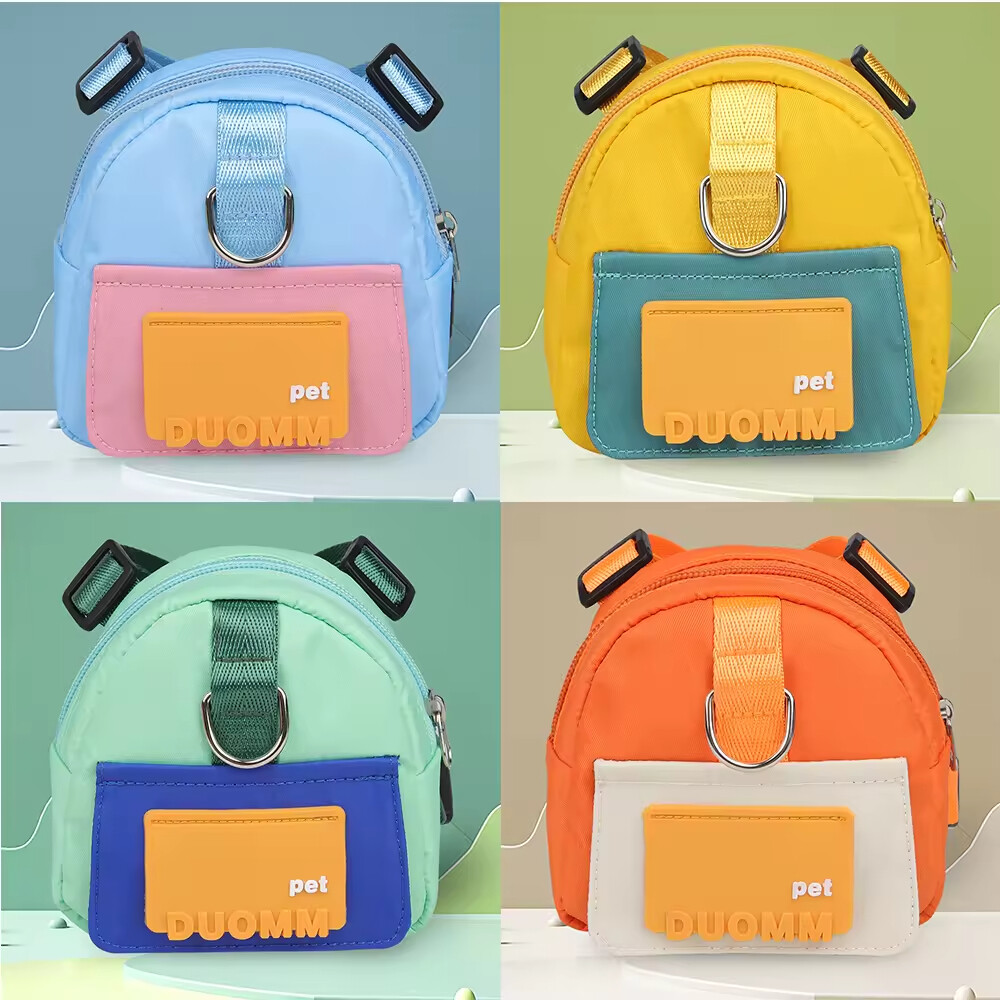 Travel Outdoor Dog Leash with Backpack Bag