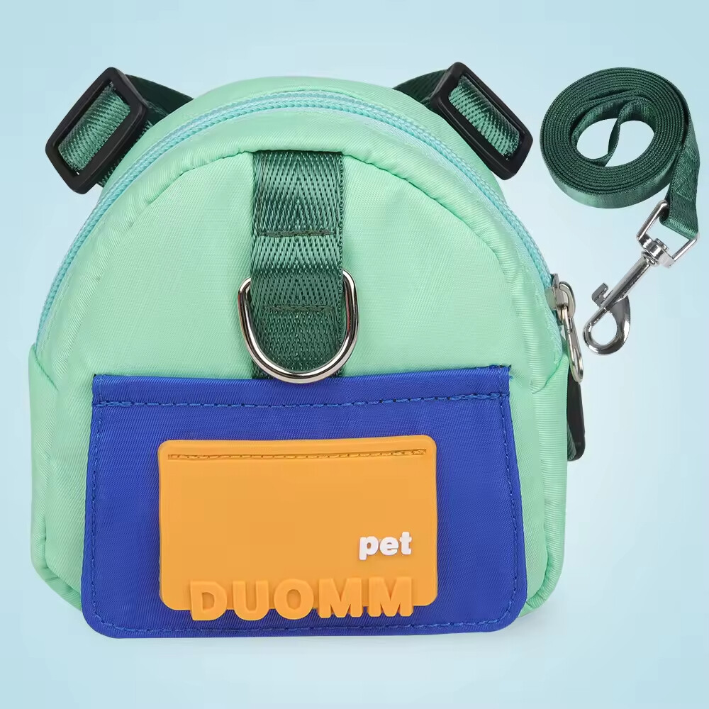 Travel Outdoor Dog Leash with Backpack Bag