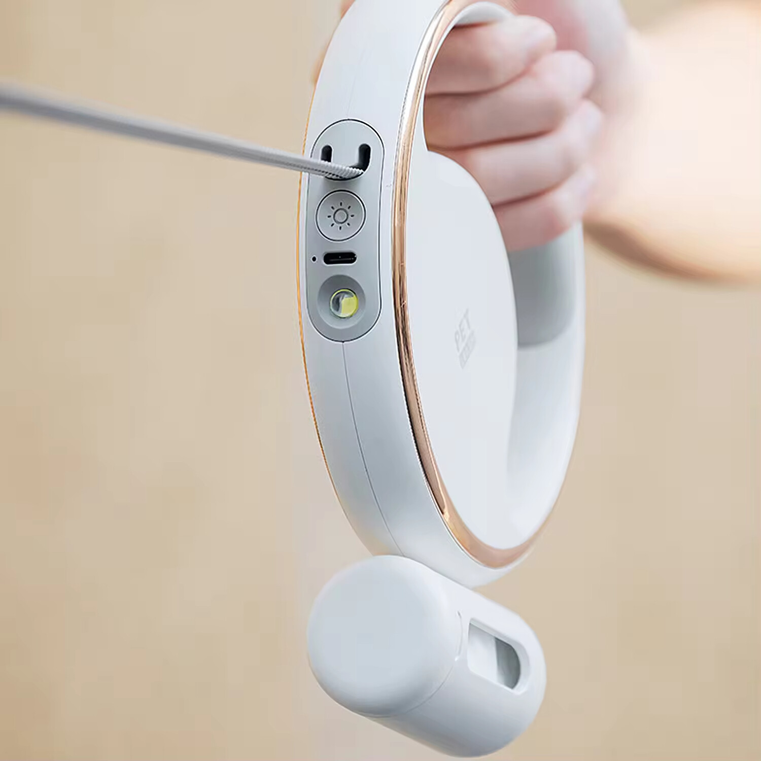 3M Dog Round Retractable Leash with LED Light