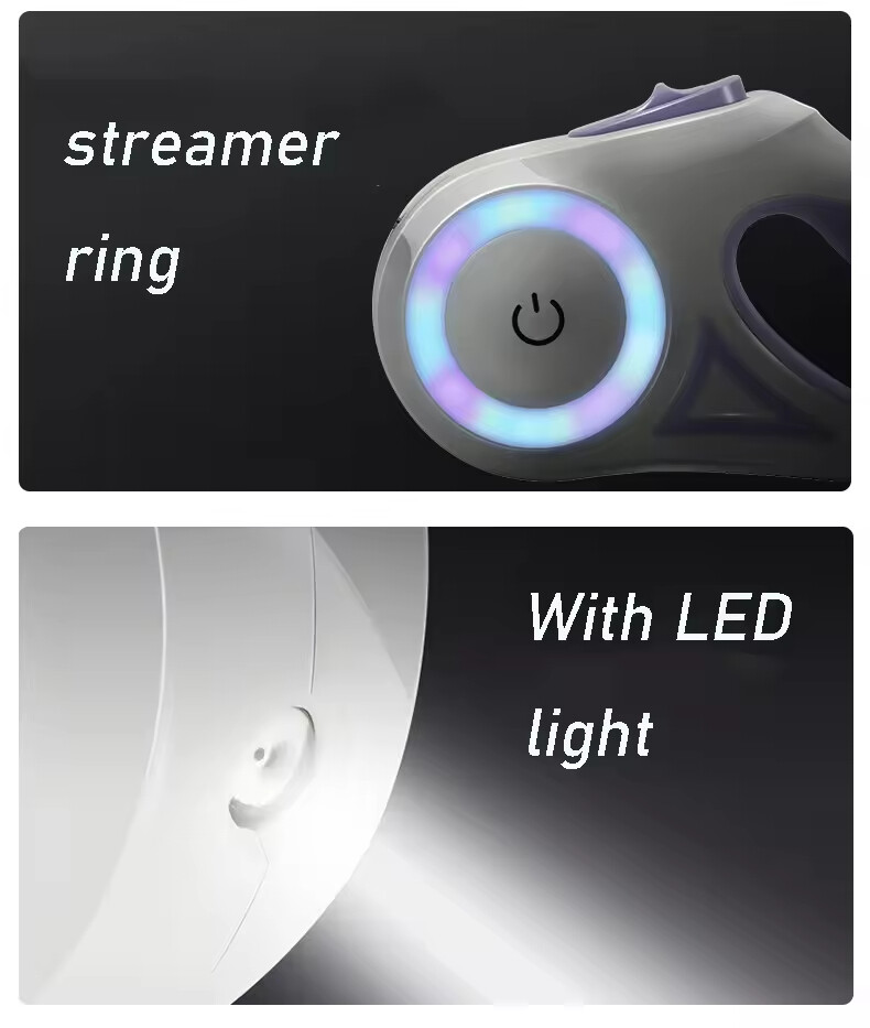 Automatic Retractable Dog Leash with Collar Set