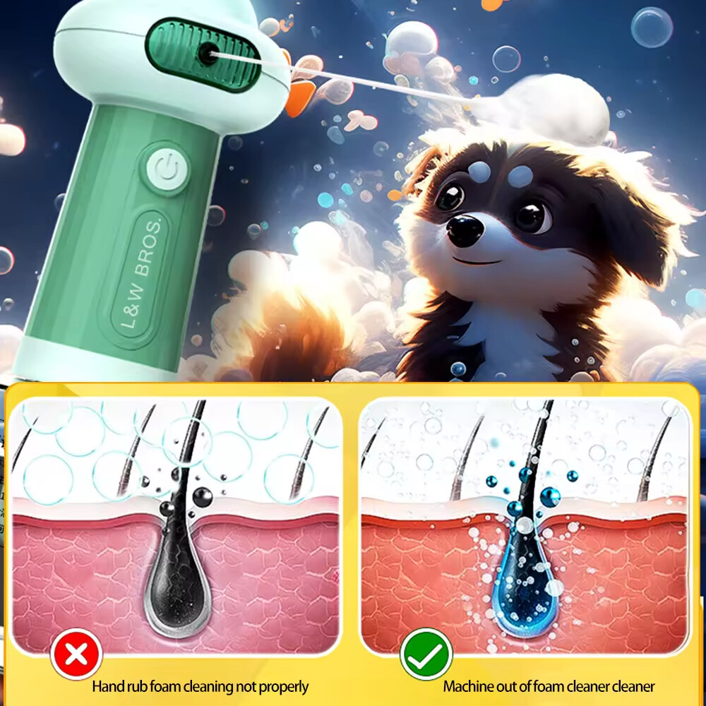 Bath Foam Soap Tool Pet Dog Foam Sprayer