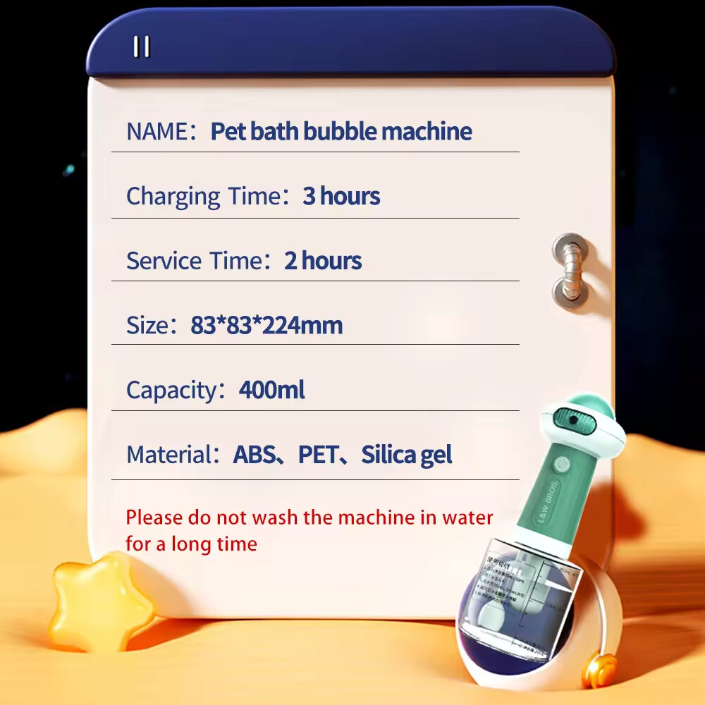 Bath Foam Soap Tool Pet Dog Foam Sprayer