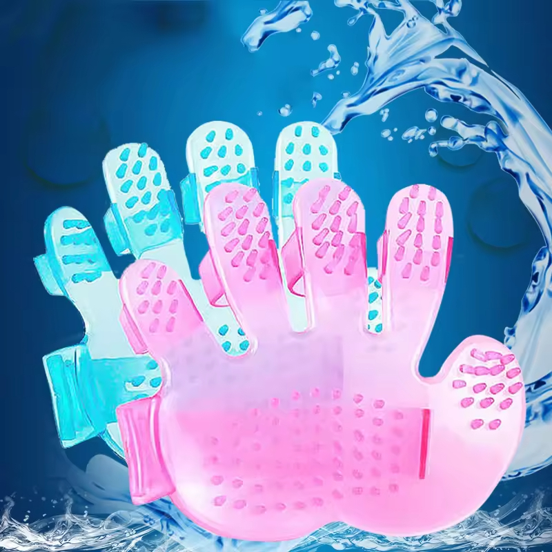 Grooming Tool Cat Dog Pet Five-finger Bath Brush