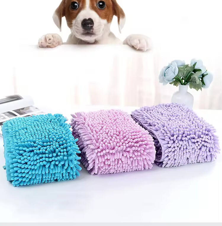 New Design Paw Pattern Pet Dog Grooming Dryer Towel