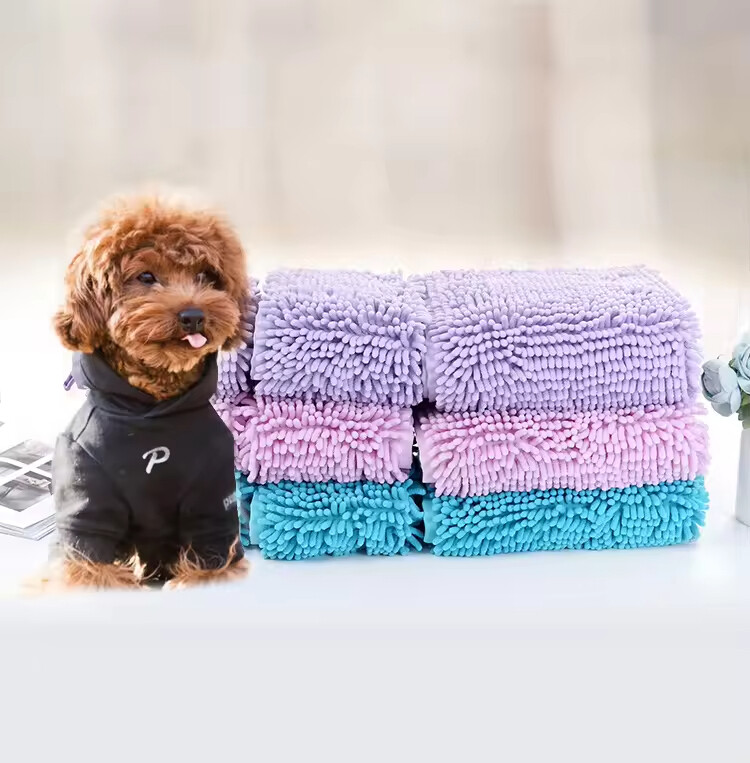 New Design Paw Pattern Pet Dog Grooming Dryer Towel