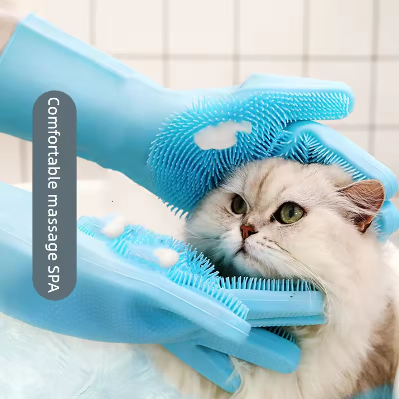 Pet Bathing Brush Gloves