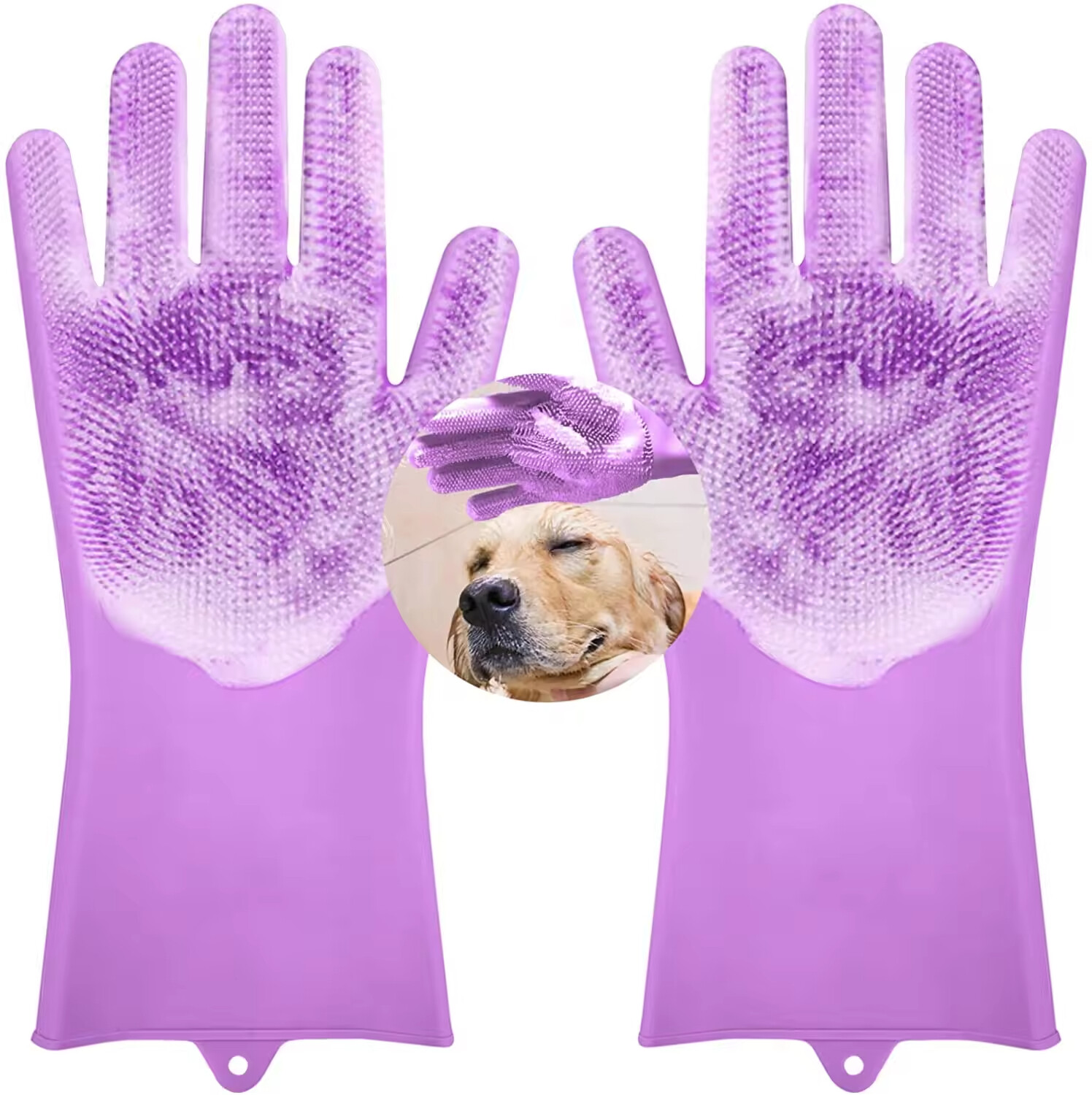 Pet Bathing Brush Gloves