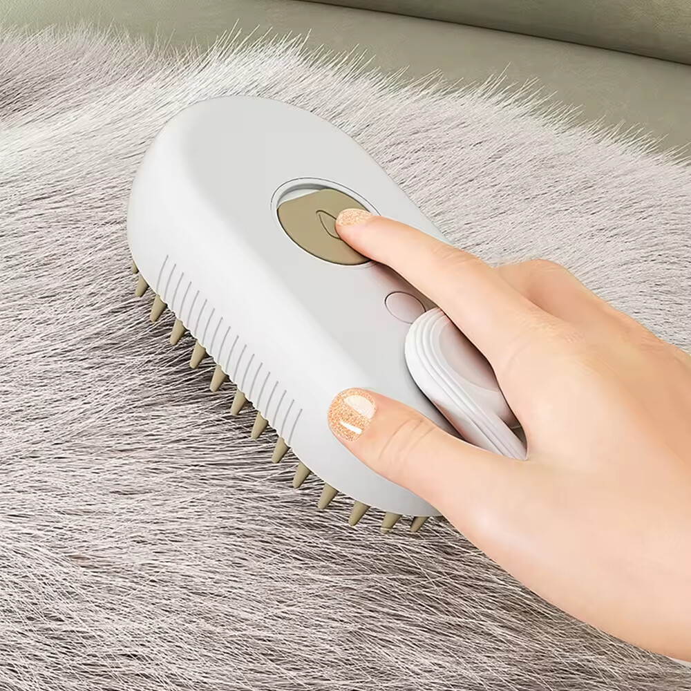 USB Charging Dog Cat Steam Brush