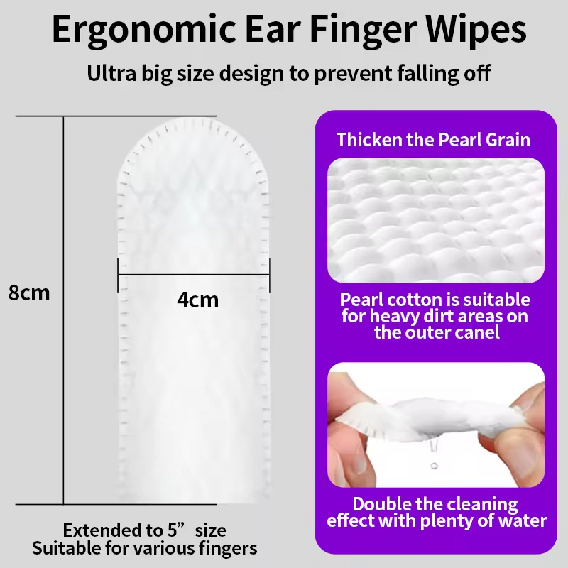 Finger Wipe Pet Ear Cleaner