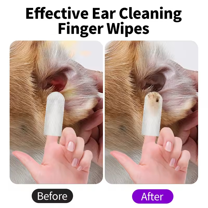 Finger Wipe Pet Ear Cleaner