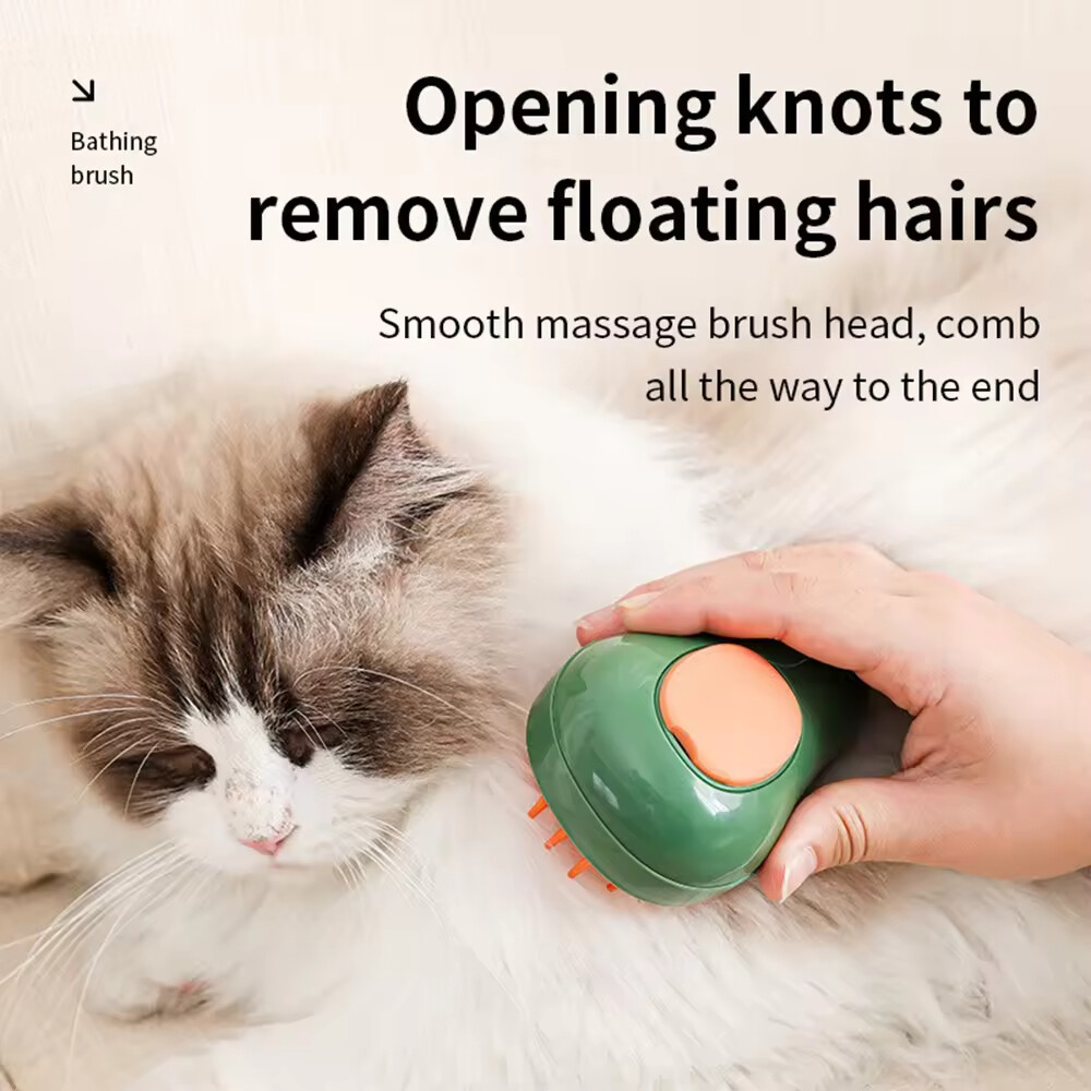 Avocado Design Dog Cat Brush with Spray