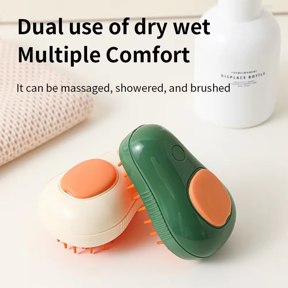 Avocado Design Dog Cat Brush with Spray