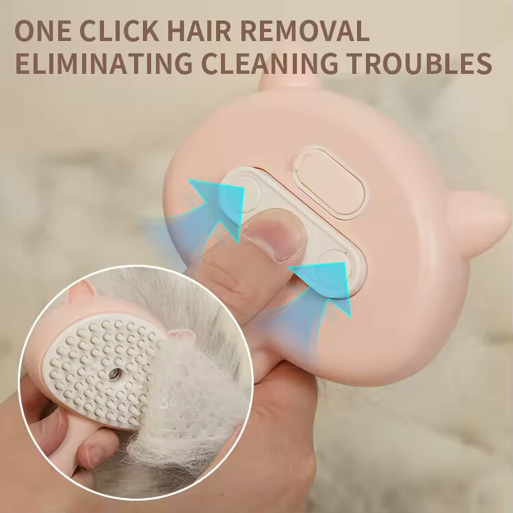 Pet Grooming Brush with Spray