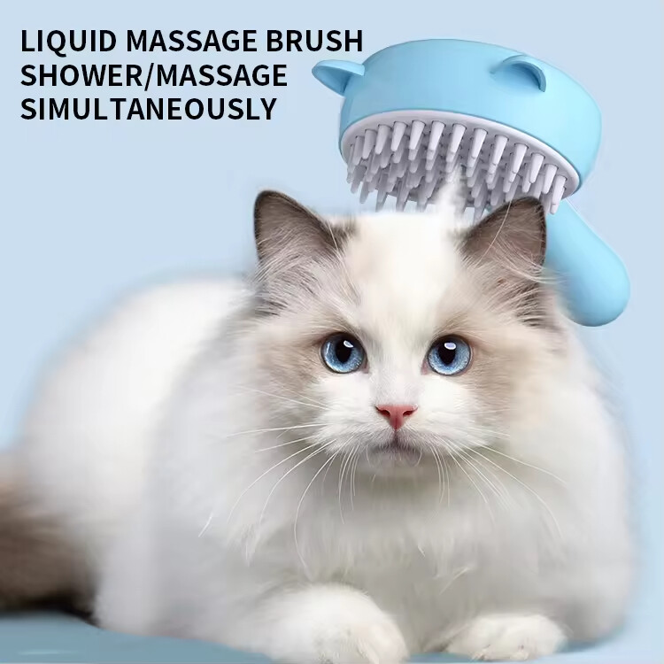 Pet Grooming Brush with Spray