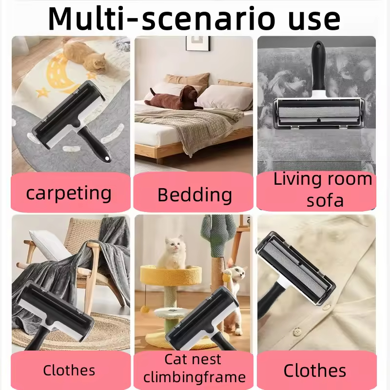 Self-Cleaning for Pet Hair Remover