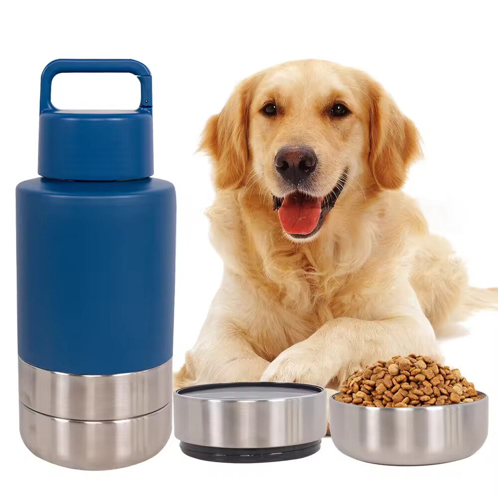 Travel Portable Detachable Dog Food Water Bottle