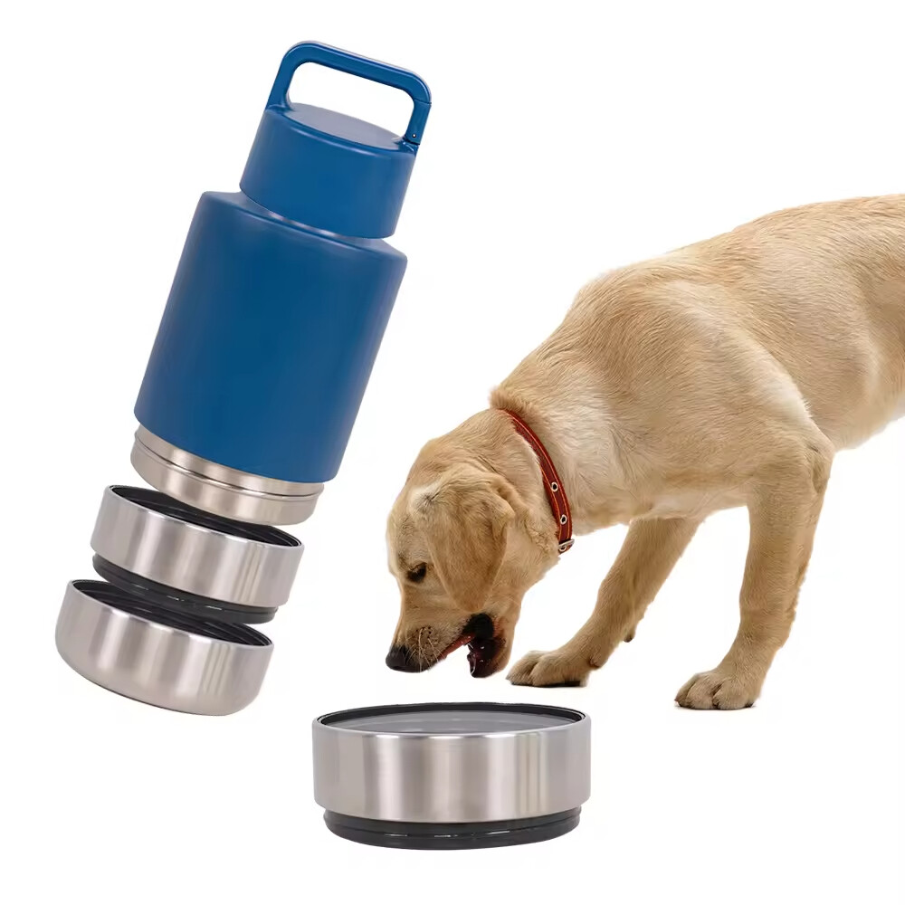 Travel Portable Detachable Dog Food Water Bottle